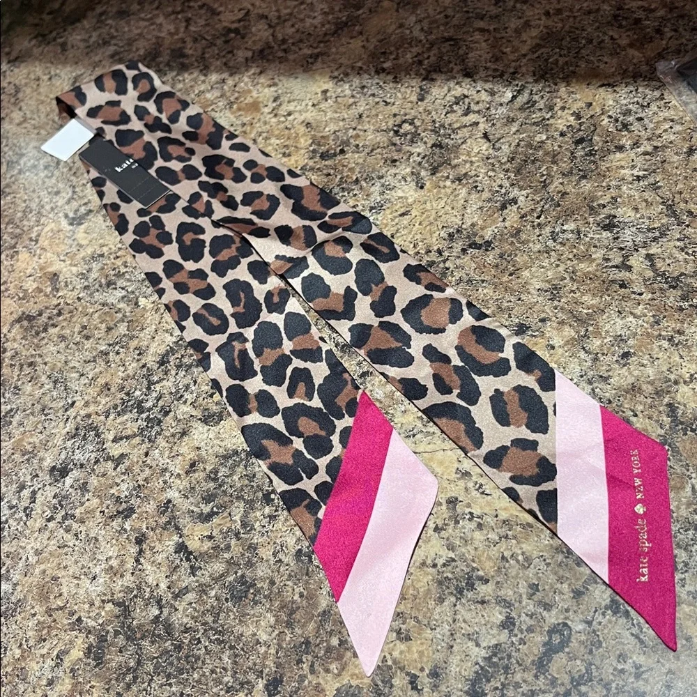 Kate Spade Spotted Leopard Scarf - Picture 2 of 5